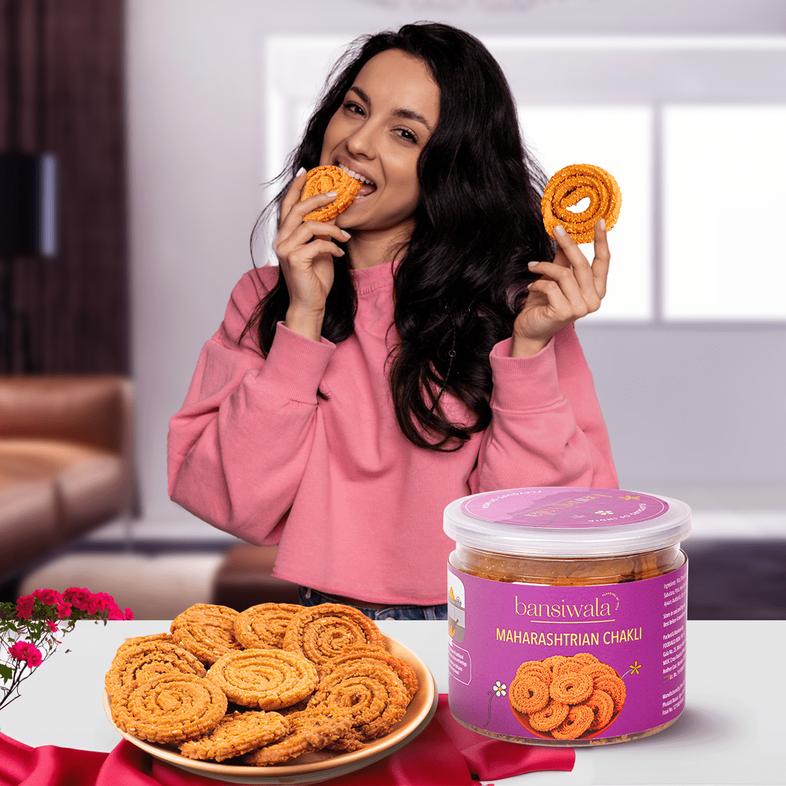 Maharashtrian Chakli (Bhajani) Namkeen bansiwala.co.in