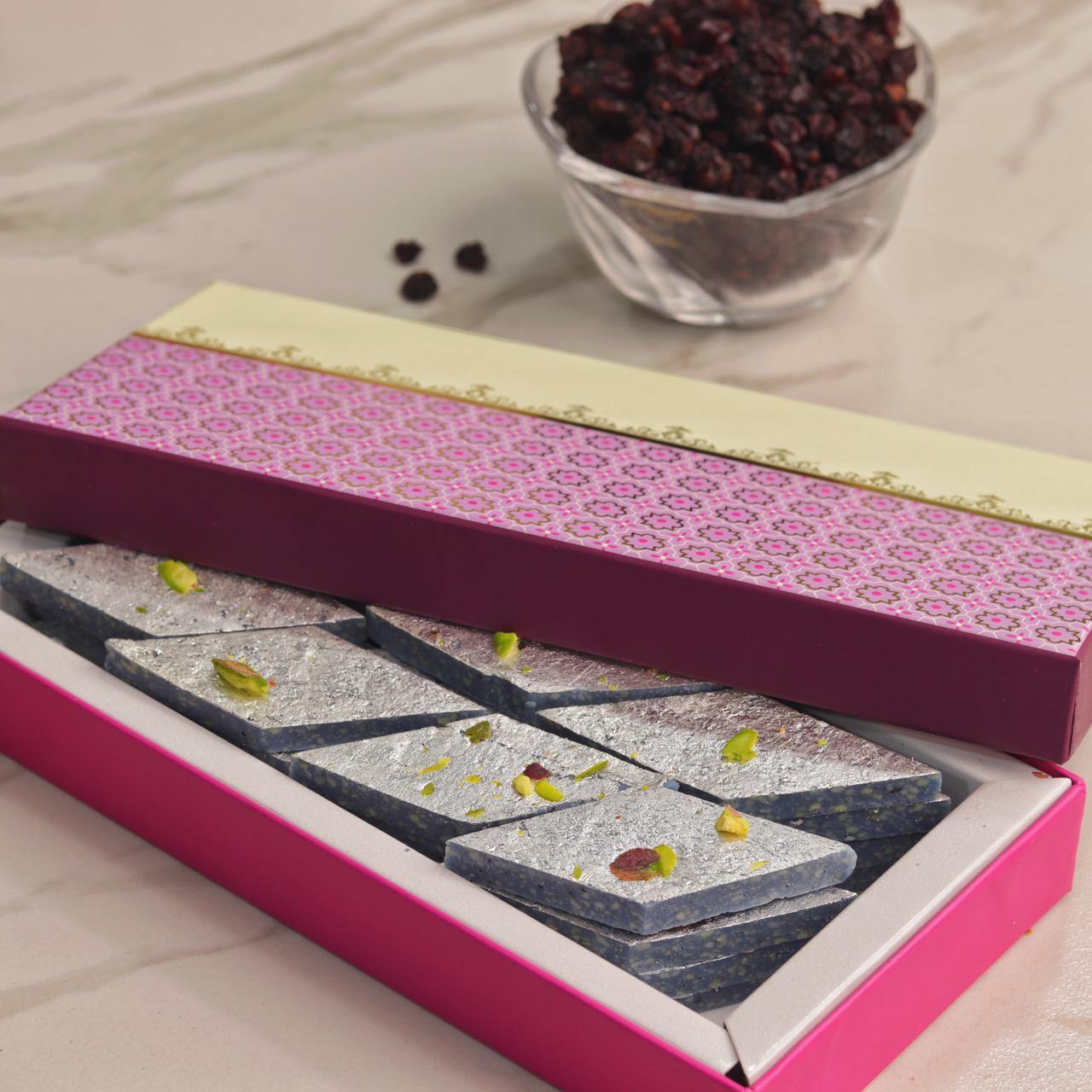 Blackcurrant Kaju Katli - bansiwala.co.in